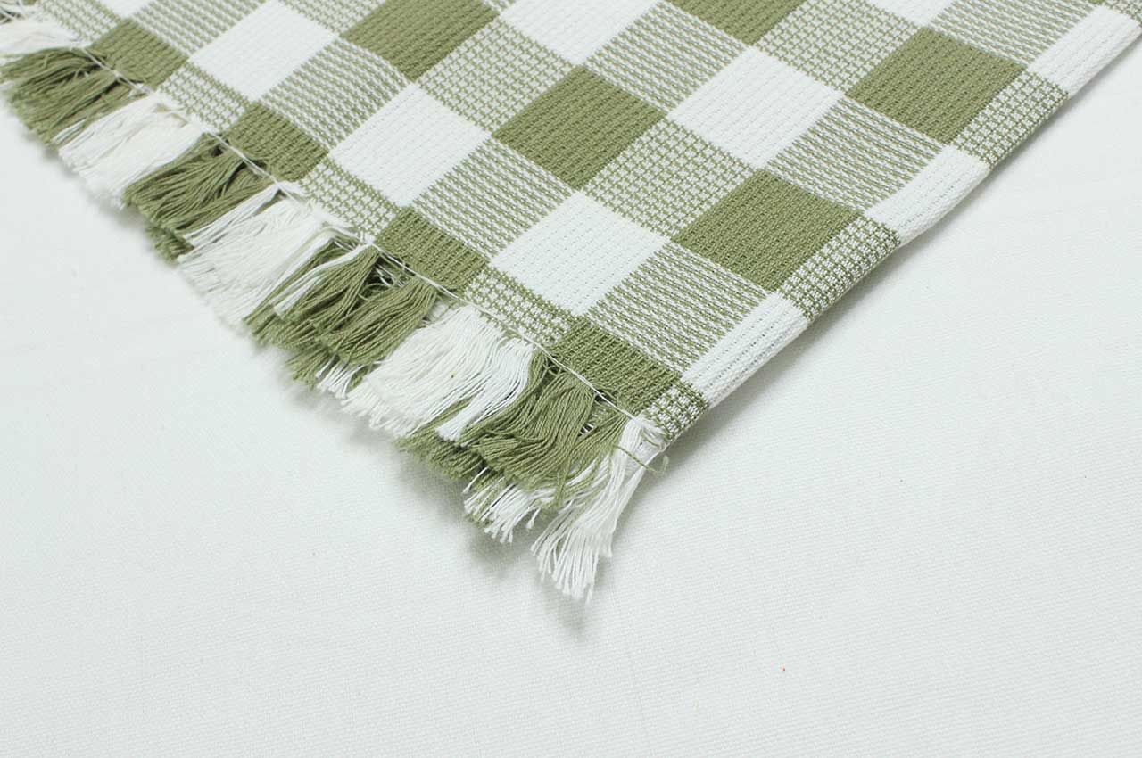 Checkered Bath Towel (33*64 Inches) Set of 2 Pc