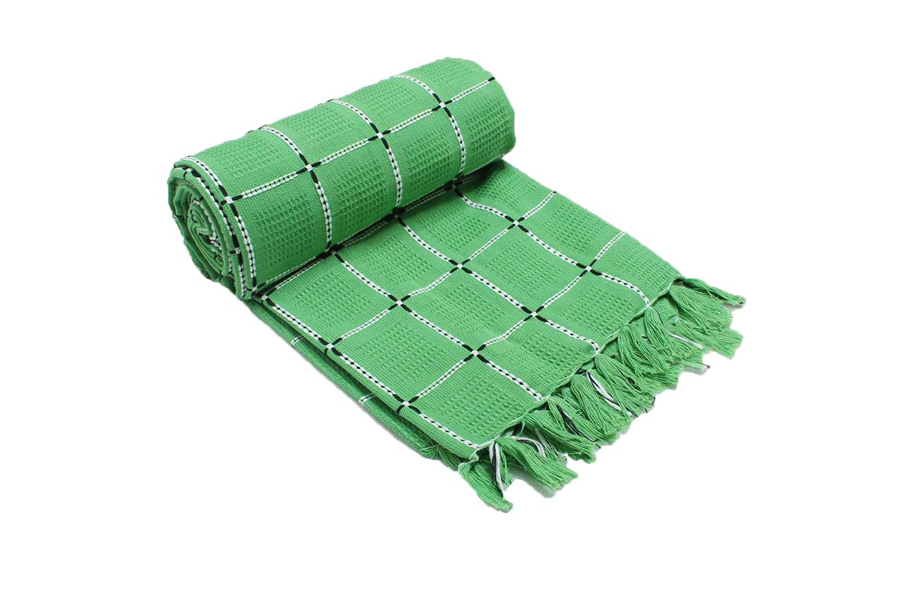 Windowpane Bath Towel (33*64 Inches) Set of 2 Pc