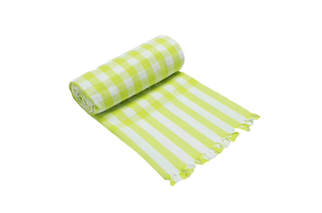 Gingham Bath Towel (33*64 Inches) Set of 2 Pc